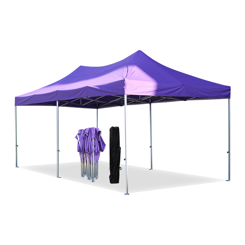 300g polyester pvc phủ khung bằng nhôm gấp Gazebo