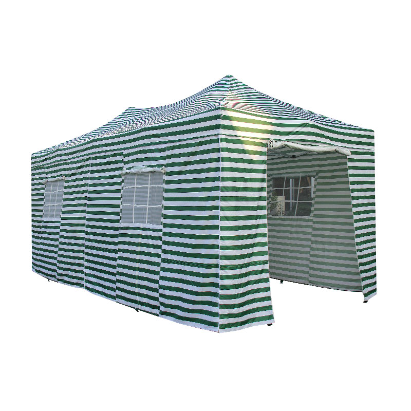 300g polyester pvc phủ khung bằng nhôm gấp Gazebo