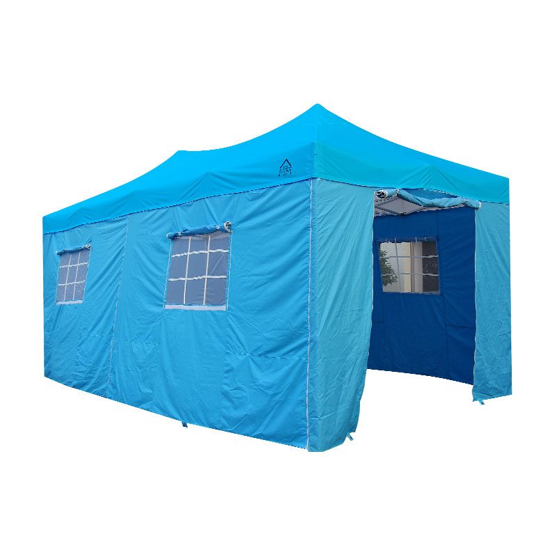 300g polyester pvc phủ khung bằng nhôm gấp Gazebo