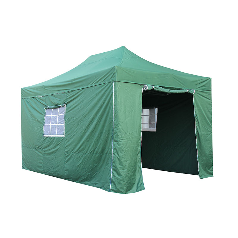 300g polyester pvc phủ khung bằng nhôm gấp Gazebo