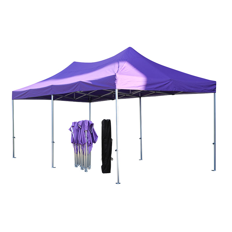 300g polyester pvc phủ khung bằng nhôm gấp Gazebo